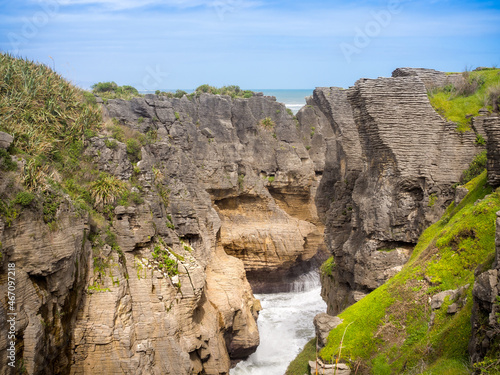 New Zealand - Pancake Rocks - Strange rocks on the west coast