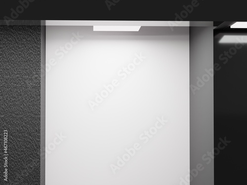 White office background