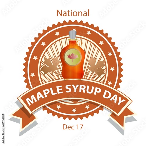 National Maple Syrup Day Sign and Badge