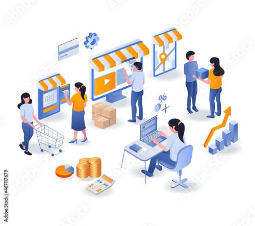 Buying and selling online and e-commerce