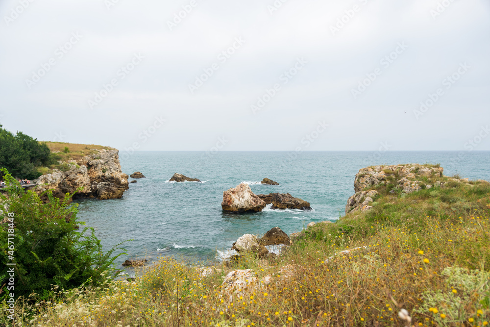 Overview of the Tyulenovo Cliffs, Bulgaria