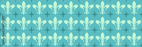 Image seamless pattern. Background pattern in blue-green tones. Repeating wallpaper for your design.