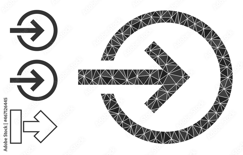 Low-poly import icon, and bonus icons. Polygonal import vector is filled of chaotic triangles. Flat geometric polygonal illustration created from import icon. Low-poly import icon, and bonus icons. Polygonal import vector is filled of chaotic triangles. Flat geometric polygonal illustration created from import icon.