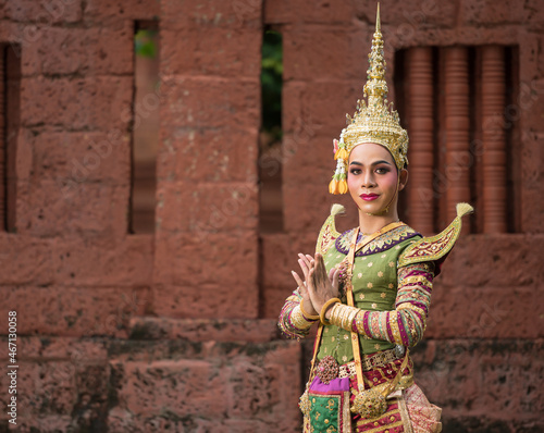 Thailand Dancing in masked Khon performances