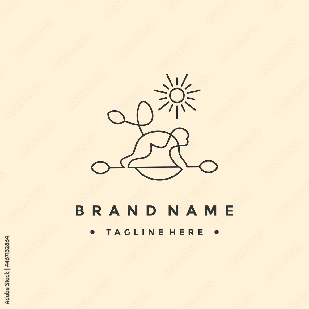 Monkey Logo simple and clean design for your business