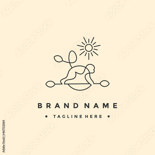 Monkey Logo simple and clean design for your business