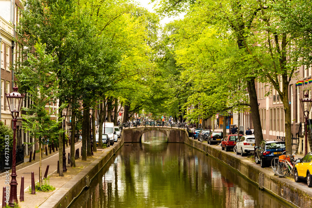 Amsterdam city canals during Autumn Amsterdam city canals during Autumn