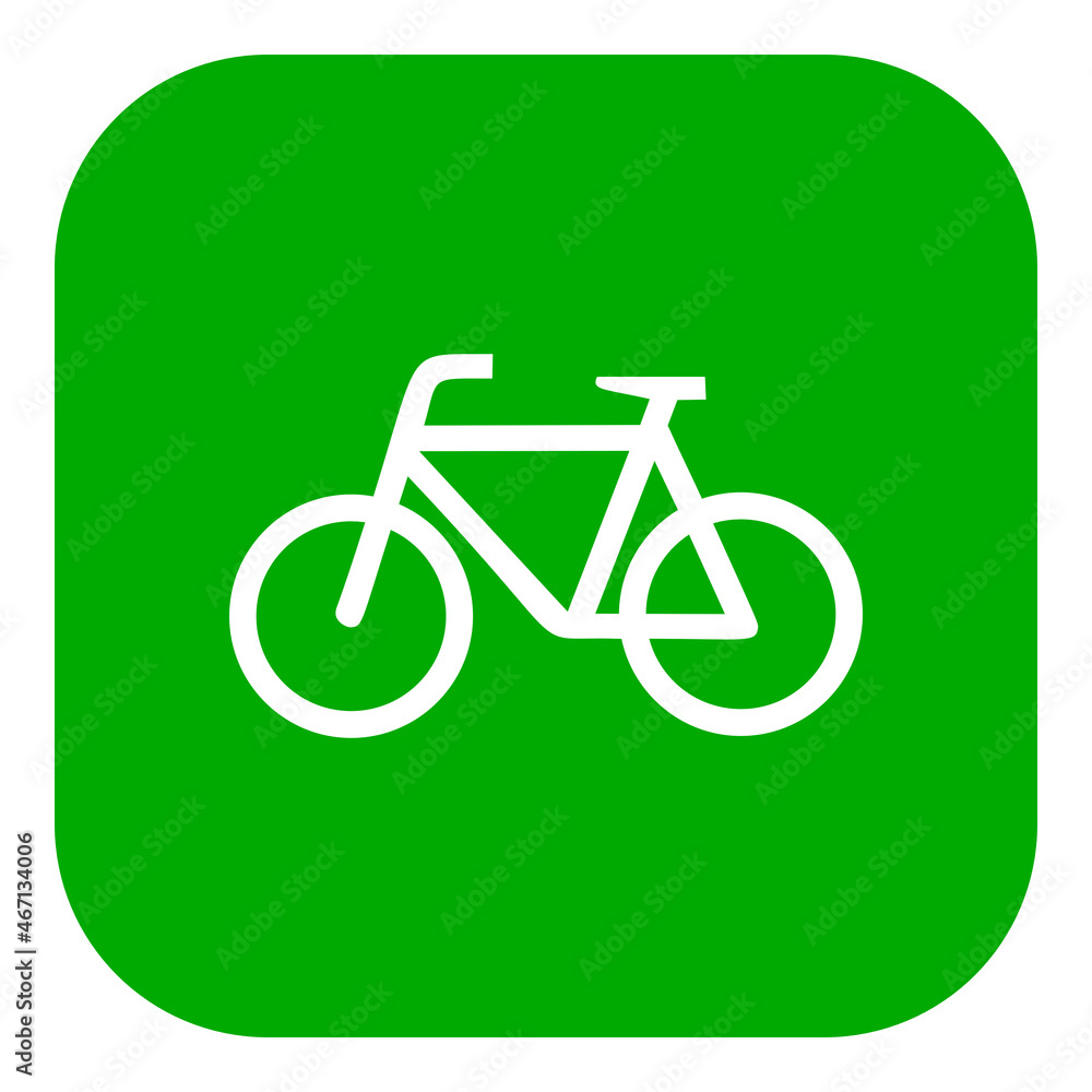Fahrrad und App Icon Fahrrad und App Icon
