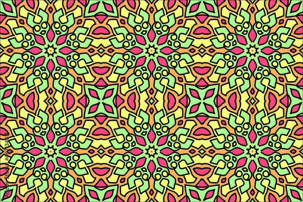 Decorative islamic seamless pattern background Decorative islamic seamless pattern background