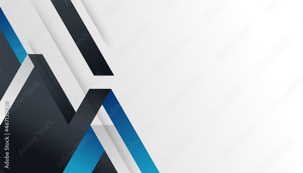 Fototapeta premium Modern blue white abstract presentation background with corporate concept