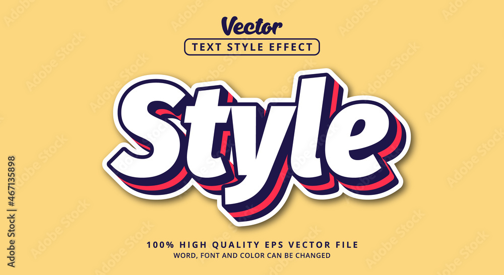 Editable text effect, Style text with light color style Editable text effect, Style text with light color style