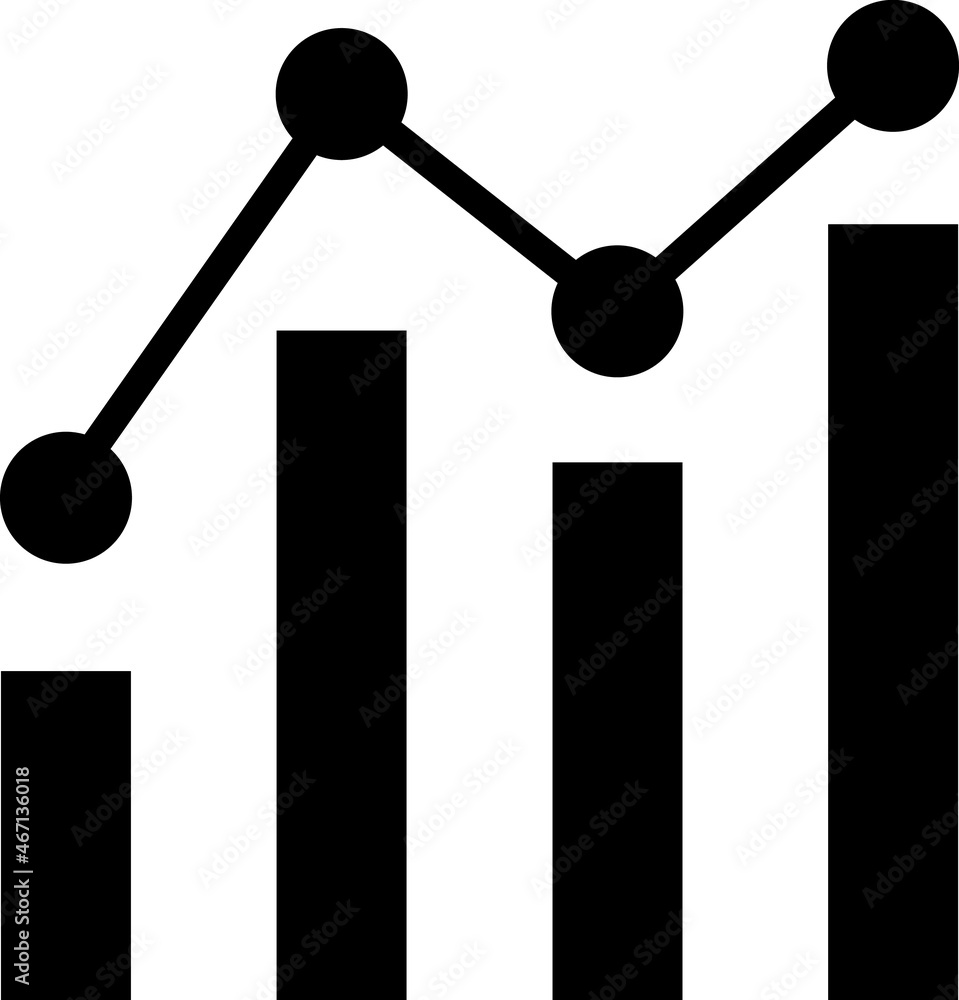 Single icon of a bar chart vector illustration.eps Single icon of a bar chart vector illustration.eps