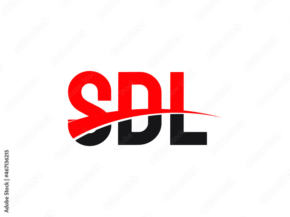 SDL Letter Initial Logo Design Vector Illustration SDL Letter Initial Logo Design Vector Illustration