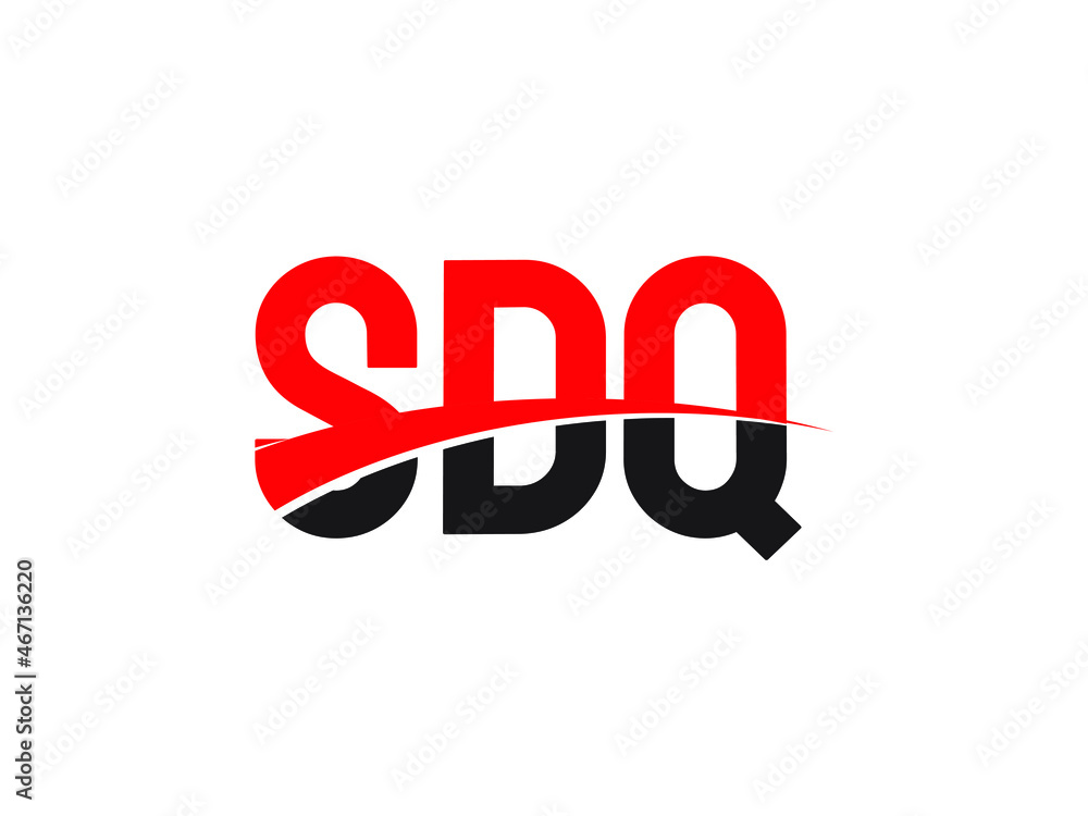 SDQ Letter Initial Logo Design Vector Illustration SDQ Letter Initial Logo Design Vector Illustration