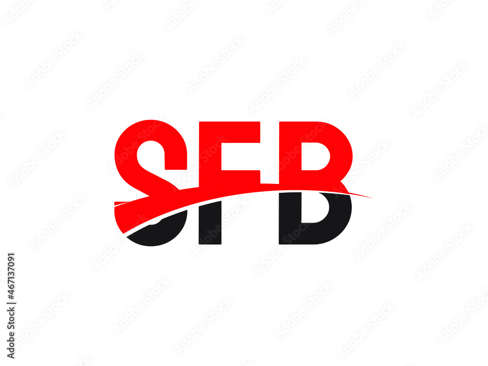 SFB Letter Initial Logo Design Vector Illustration SFB Letter Initial Logo Design Vector Illustration