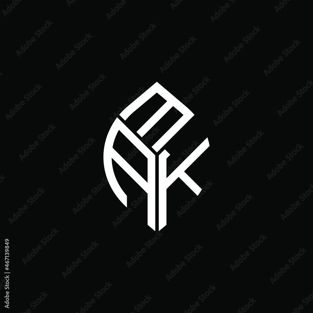 MAK letter logo creative design. MAK unique design
 - obrazy, fototapety, plakaty 
