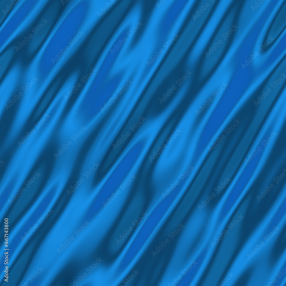 Sky-blue satin fabric wave and stripes seamless 3d texture Sky-blue satin fabric wave and stripes seamless 3d texture