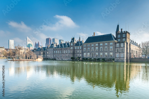 Hofvijver Binnenhof Den Haag, Zuid-Holland province, The Netherlands