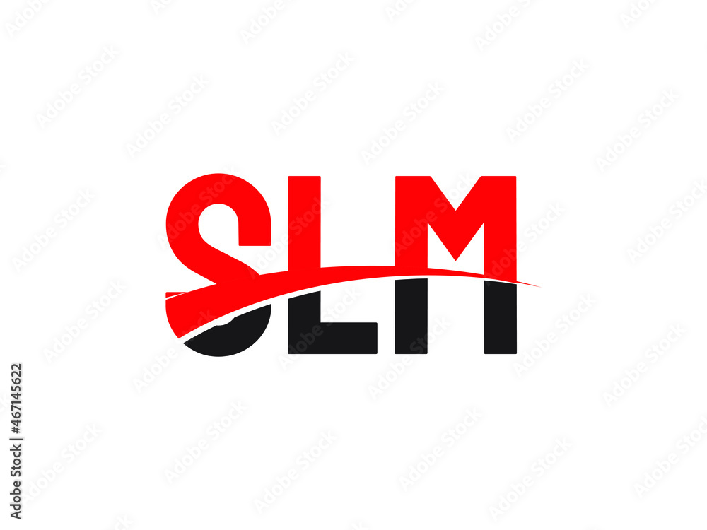 SLM Letter Initial Logo Design Vector Illustration SLM Letter Initial Logo Design Vector Illustration