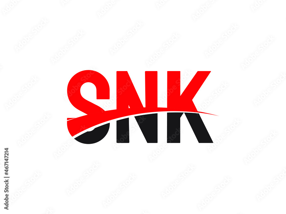 Fototapeta premium SNK Letter Initial Logo Design Vector Illustration