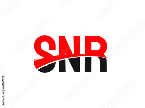 SNR Letter Initial Logo Design Vector Illustration