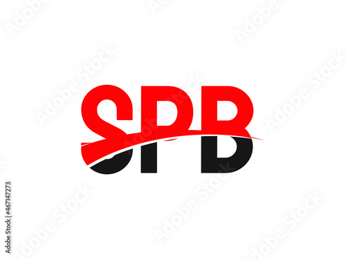 SPB Letter Initial Logo Design Vector Illustration