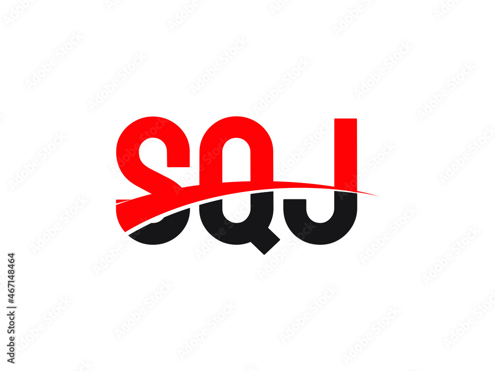 SQJ Letter Initial Logo Design Vector Illustration