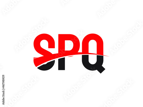 SPQ Letter Initial Logo Design Vector Illustration