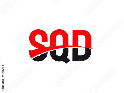 SQD Letter Initial Logo Design Vector Illustration