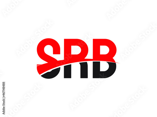 SRB Letter Initial Logo Design Vector Illustration