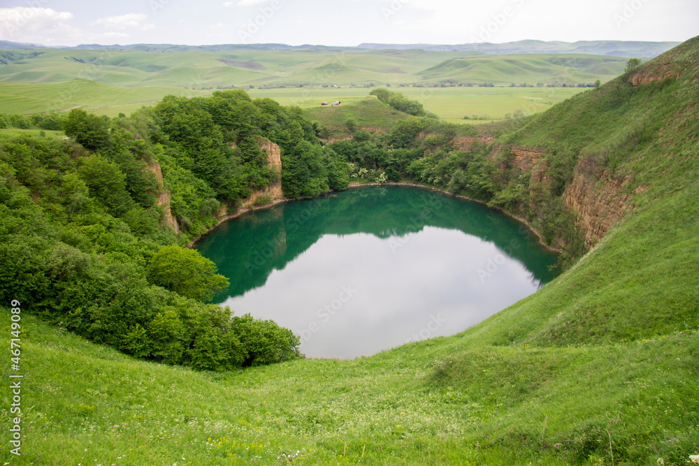 Lake Small Shadcurey, Sarnakovo, Kabarda, Northern Caucasus