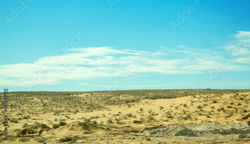 Landscape near Matmata in the south of Tunisia