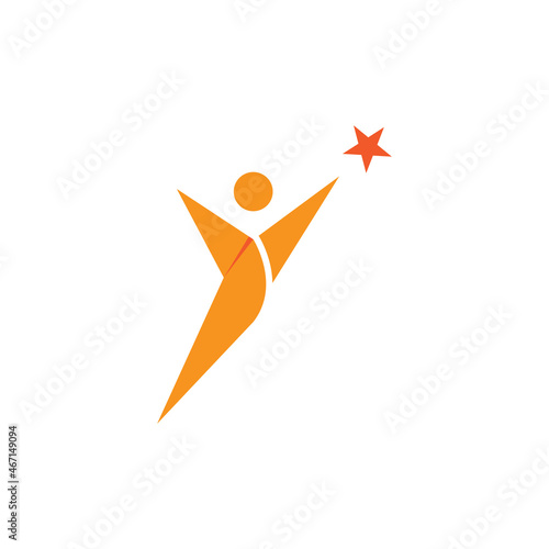 Wallpaper Mural People star logo and vector images Torontodigital.ca