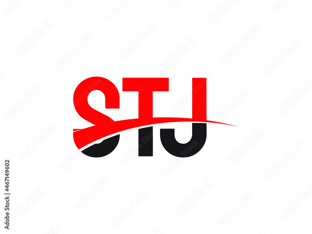 STJ Letter Initial Logo Design Vector Illustration STJ Letter Initial Logo Design Vector Illustration