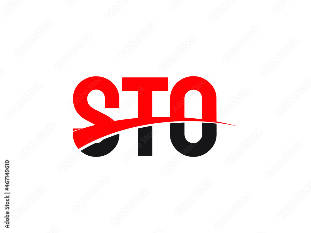 STO Letter Initial Logo Design Vector Illustration STO Letter Initial Logo Design Vector Illustration