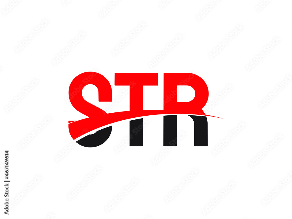 STR Letter Initial Logo Design Vector Illustration STR Letter Initial Logo Design Vector Illustration