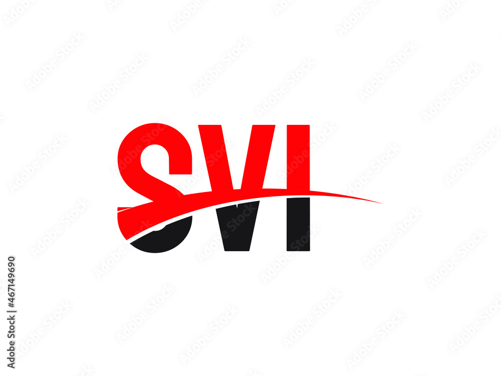 SVI Letter Initial Logo Design Vector Illustration
