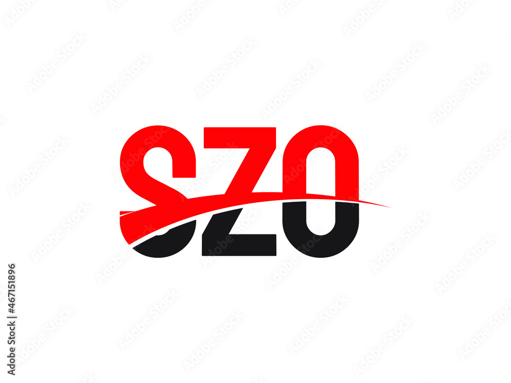 SZO Letter Initial Logo Design Vector Illustration SZO Letter Initial Logo Design Vector Illustration