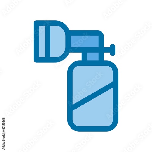 Ambu bag Filled Blue Vector Icon Design