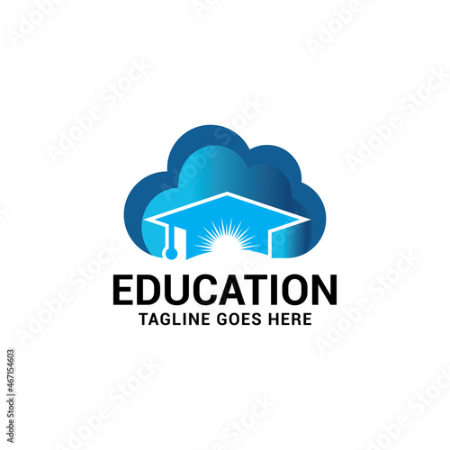 Education logo icon vector template.