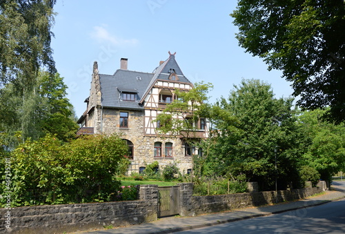 Fototapeta Naklejka Na Ścianę i Meble -  Villa in der Kur Stadt Bad Pyrmont, Niedersachsen