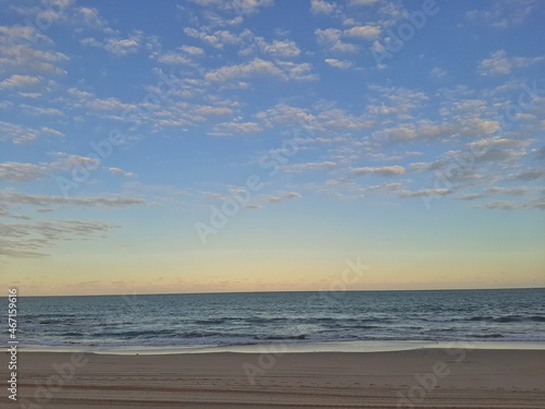 sunset on the beach
