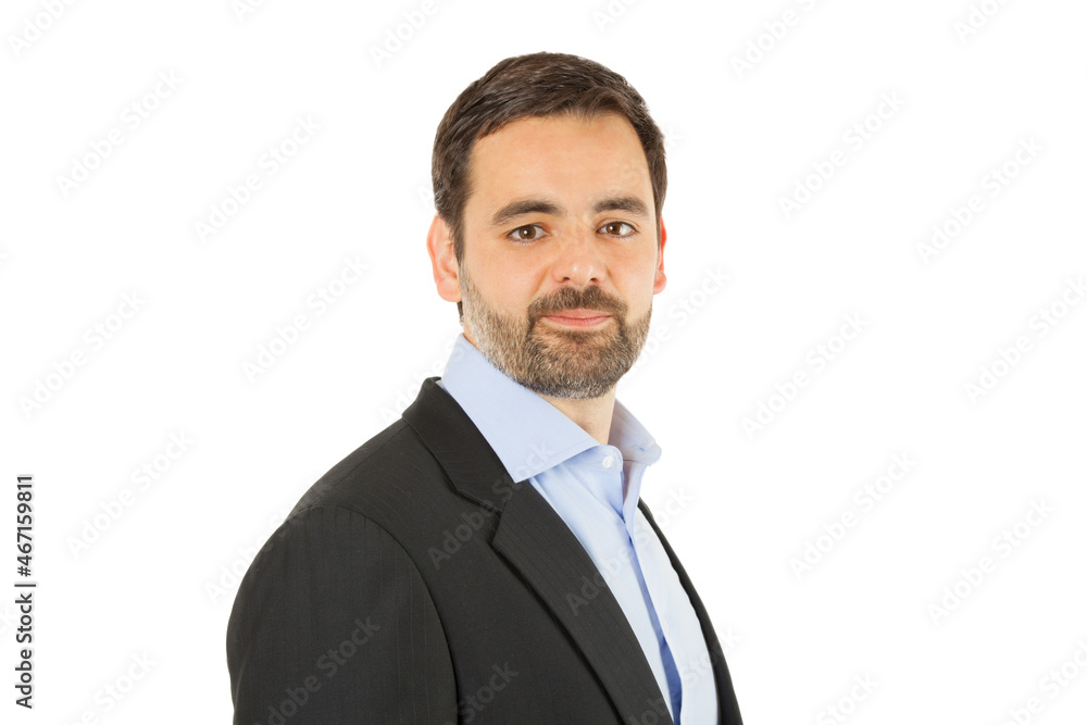 Handsome Young Businessman Portrait - Isolated Handsome Young Businessman Portrait - Isolated