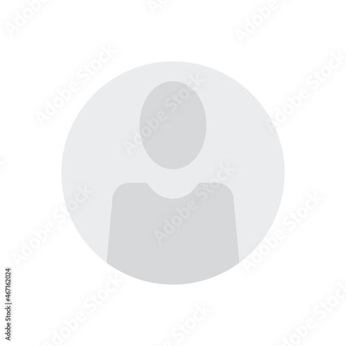 Profile photo of the account of social media. Vector illustration.