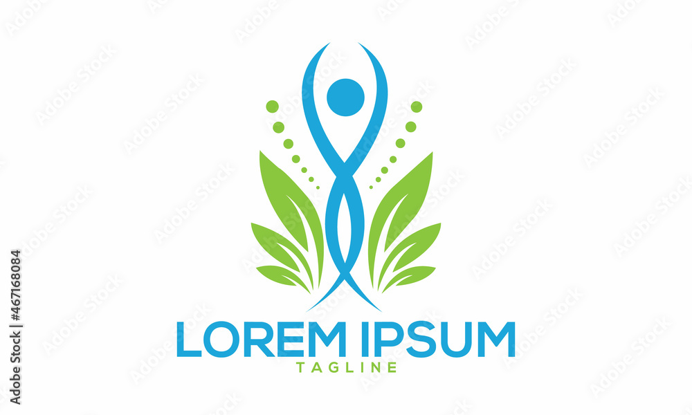 Unique yoga exercise logo Modern and minimalist vector and abstract logo Unique yoga exercise logo Modern and minimalist vector and abstract logo