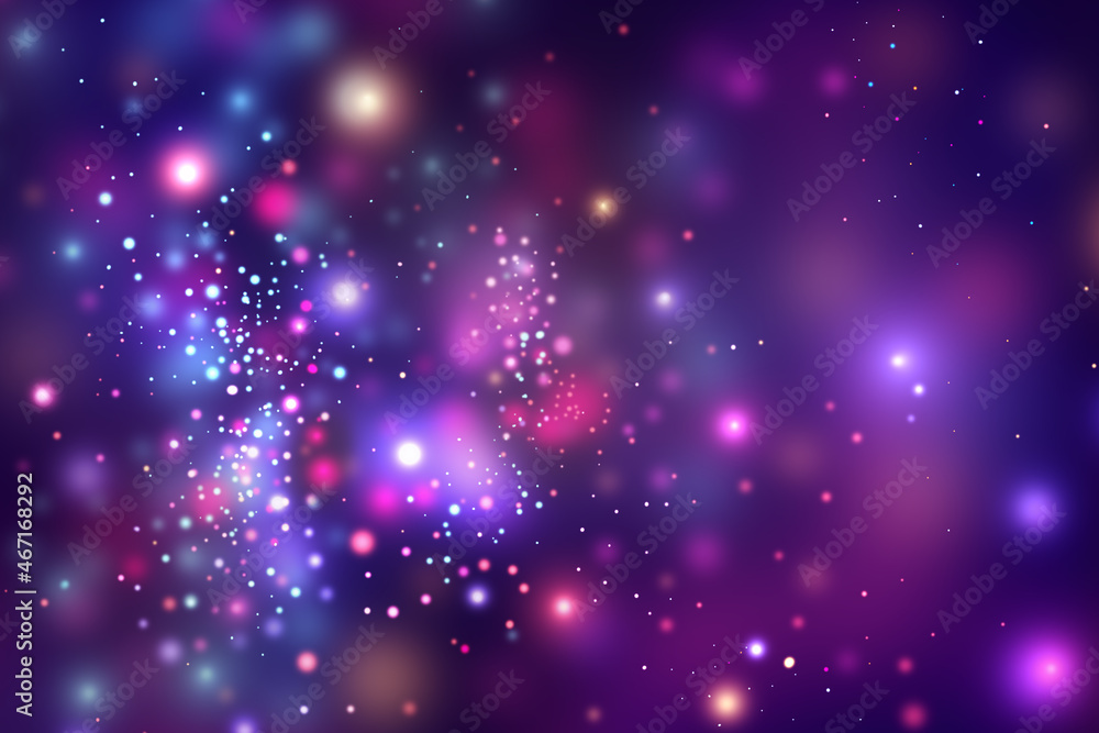 A pattern with digital sparkling elements A pattern with digital sparkling elements