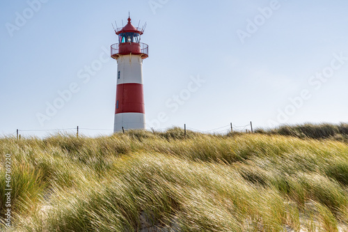 Lighthouse List-Ost on the island Sylt 