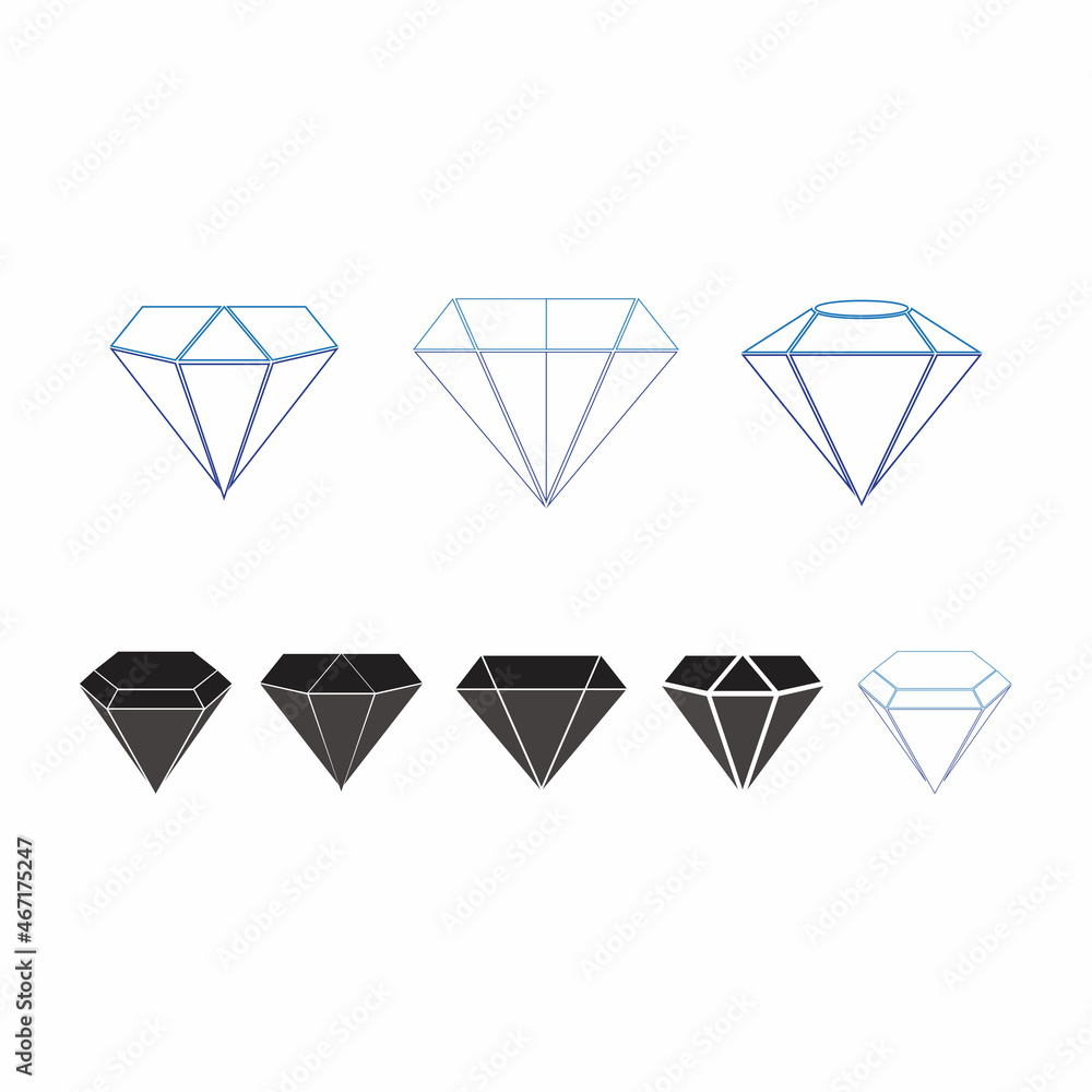 Diamond Logo Template vector icon illustration design Diamond Logo Template vector icon illustration design