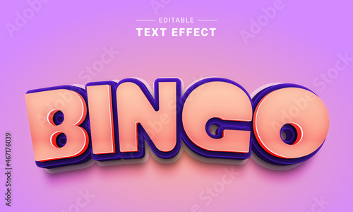 Editable text style effect - Cartoon text style theme. Graphic style
