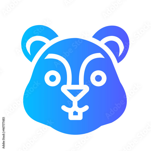 squirrel gradient icon